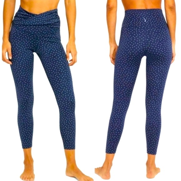 Nike dri fit Yoga Dots Twist 7/8 legging - Picture 1 of 9